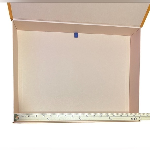 Authentic Louis Vuitton Gift/Storage Box Magnetic Closure in Imperial Saffron - Picture 8 of 16